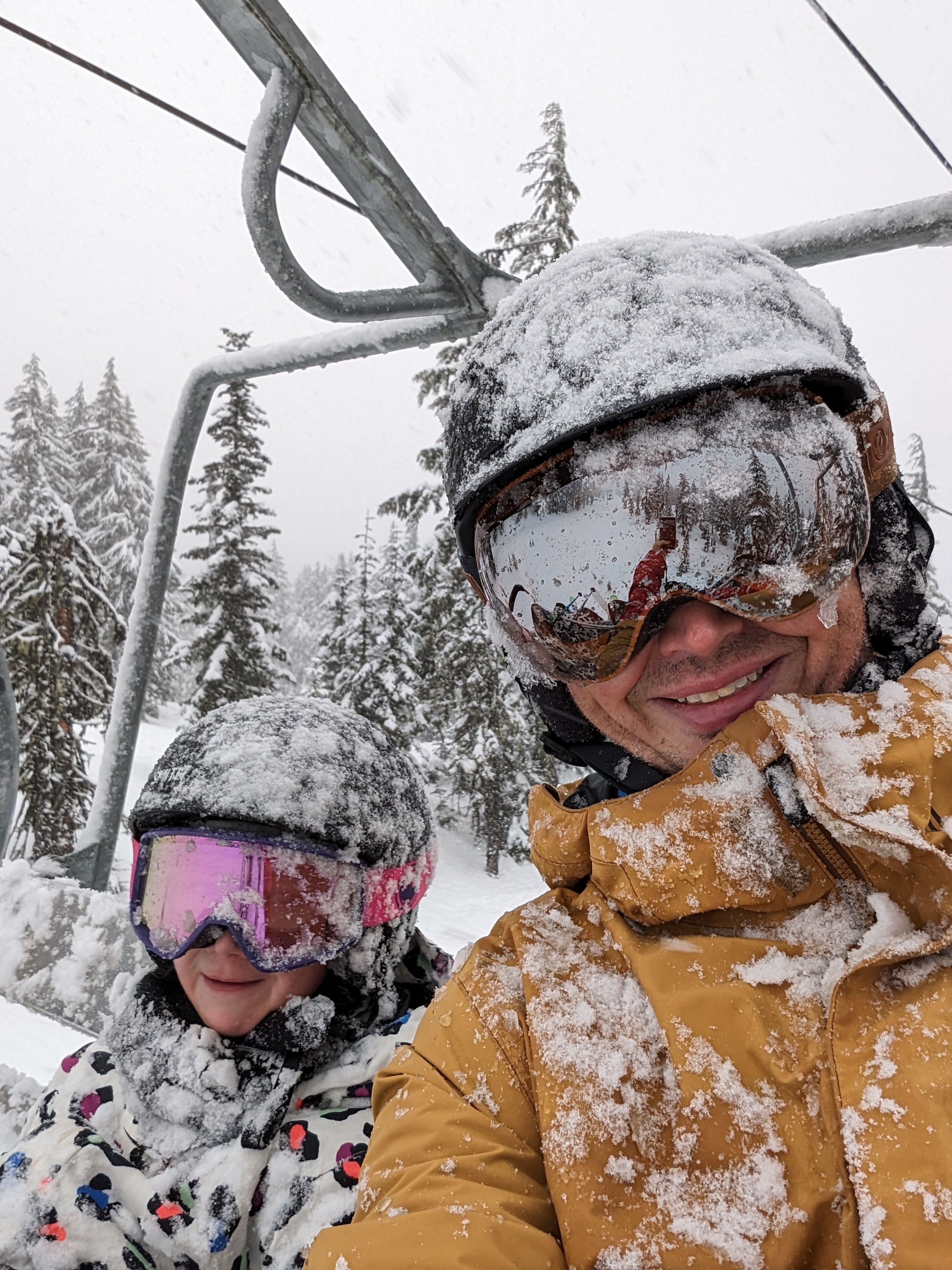 On the lift in a blizzard